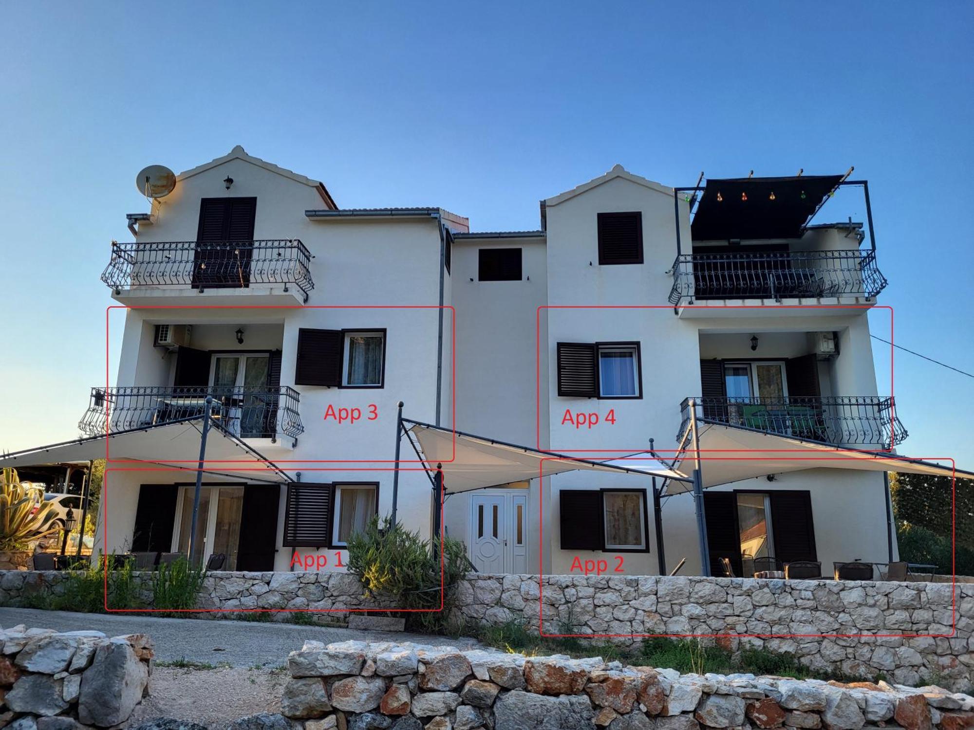 Apartments Pitve Елса Экстерьер фото